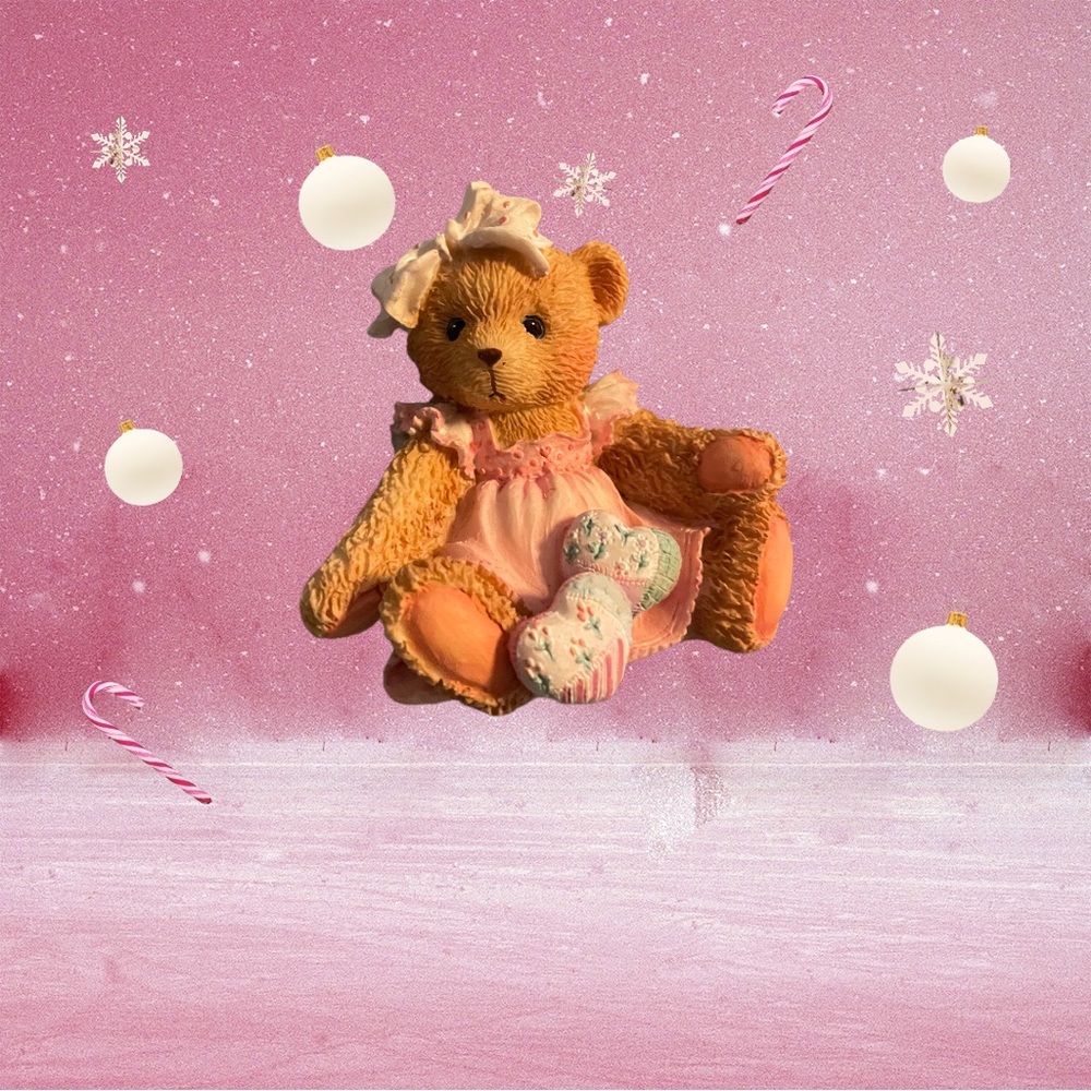 Cherished Teddies Amy Figurine, 910732, “Hearts Quilted With Love “ 1992
